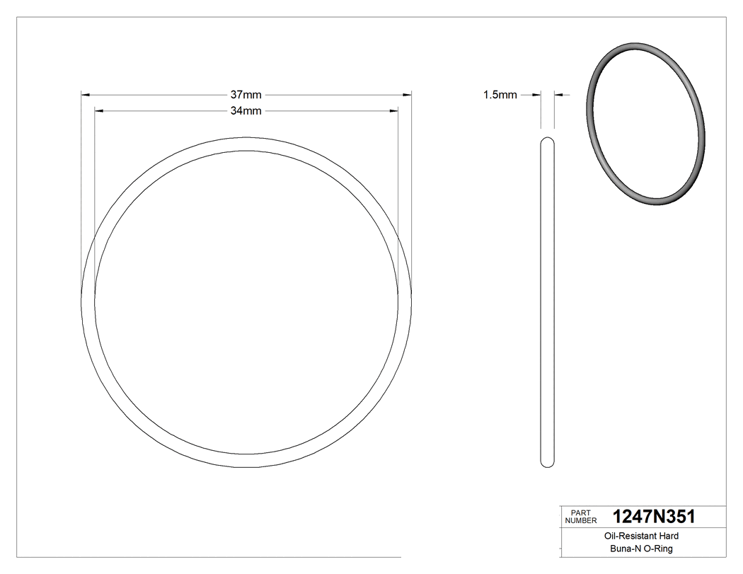 Technical drawing - 1247N351